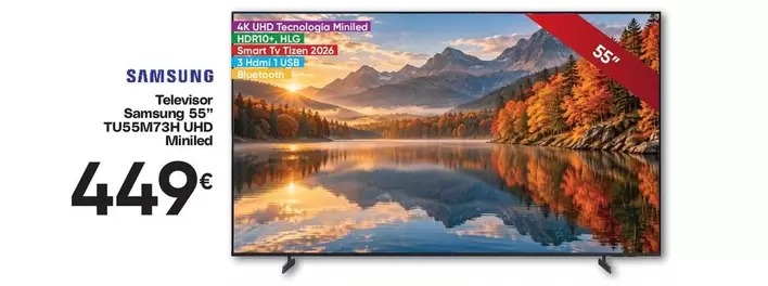 Samsung - Televisor 65" Tu55fi73th Uhd
