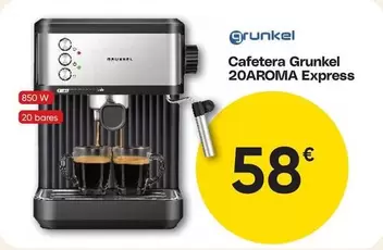 Grunkel - Cafetera Grankel 20Aroma Express