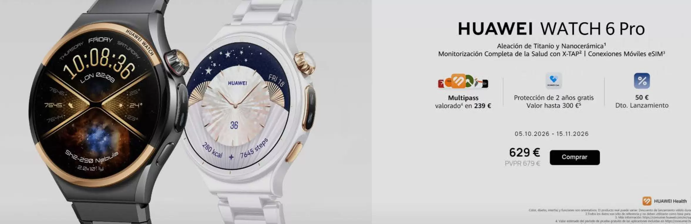 Huawei - Watch 6 Pro
