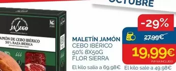 Flor - Jamón Cebo Ibérico 50% Raza Ibérica