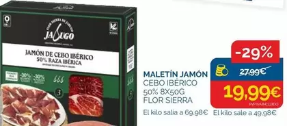 Flor - Jamón Cebo Ibérico 50% Raza Ibérica
