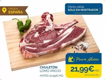 origen - Chuletón Lomo Anojo