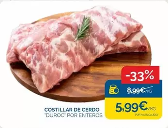 duroc - Costillar De Cerdo