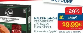 Flor - Jamón Cebo Ibérico 50% Raza Ibérica