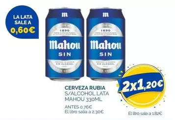 Mahou - Cerveza Rubia
