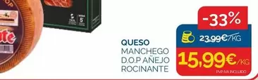 Rocinante - Queso Manchego D.O.P. Añejo