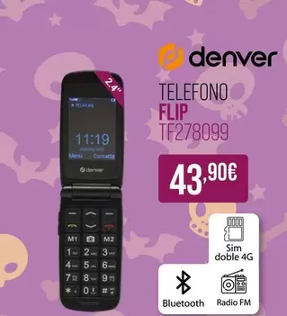 Denver - Telefono Flip