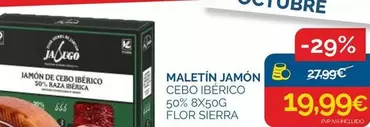 Flor - Jamón Cebo Ibérico 50% 8x50g