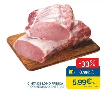 Cinta De Lomo Fresca