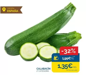 Calabacín Origen España