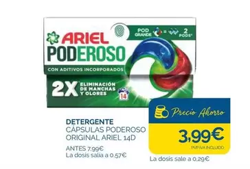 Ariel - Detergente Capsulas Poderoso