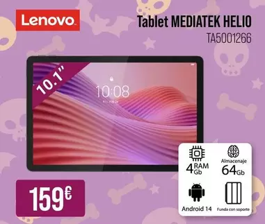 Lenovo - Tablet Mediatek Helio