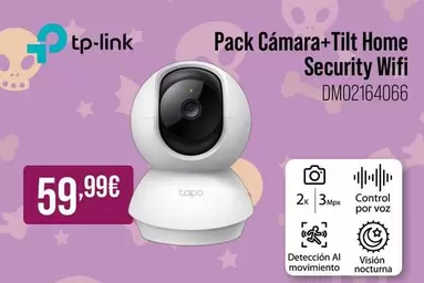 TP-LINK - Pack Cámara+Tilt Home Security Wifi