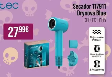 Cecotec - Drynova Blue Secador