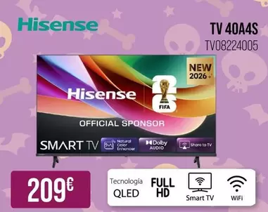 Hisense - Tv 40a4s