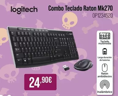 Logitech - Combo Teclado Raton