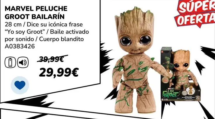 Marvel - Peluche Groot Bailarin