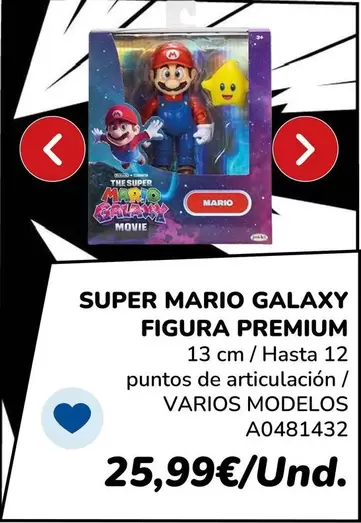 Super Mario Galaxy Figura Premium