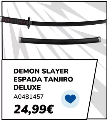 Demon Slayer Espada Tanjiro Deluxe