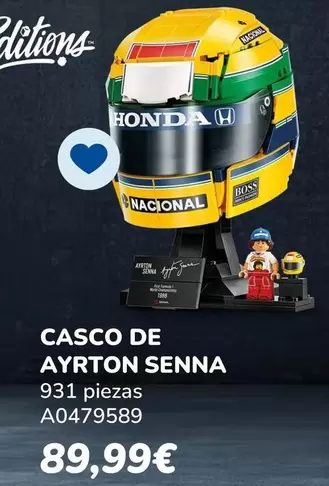 LEGO - Casco De Ayrton Senna