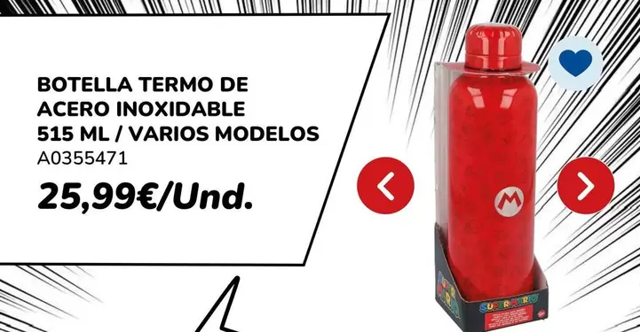 Botella Termo De Acero Inoxidable