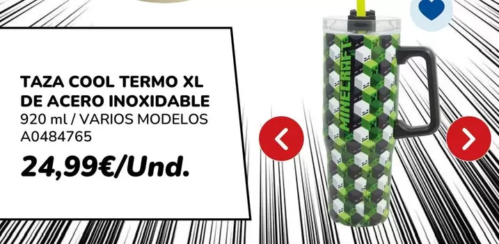 Taza Cool Termo De Acero Inoxidable