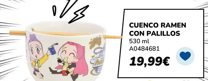 Cuenco Ramen Con Palillos