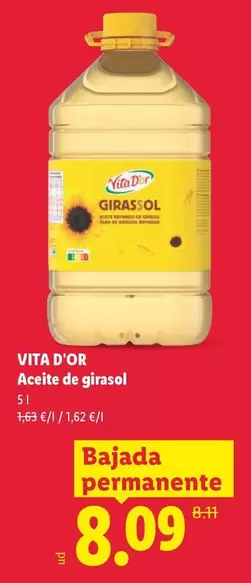 Vita D'Or - Aceite De Girasol