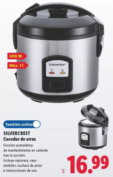 SilverCrest - Cocedor De Arroz