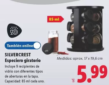 SilverCrest - Especiero Giratorio