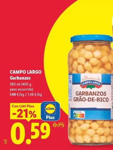 Campo Largo - Garbanzos