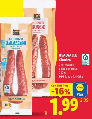 Realvalle - Chorizo