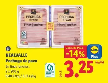 Realvalle - Pechuga De Pavo
