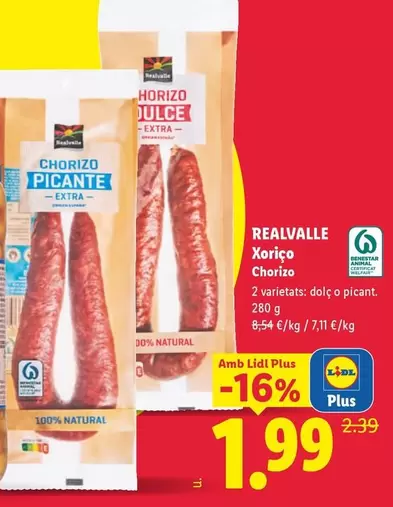 Realvalle - Xoriço