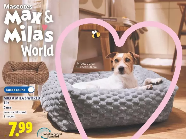 Max & Milas World - Llit