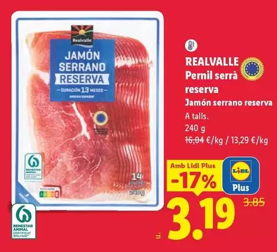 Realvalle - Jamon Serrano Reserva