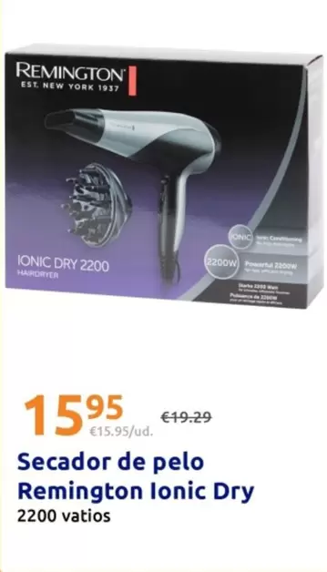 Remington - Secador De Pelo Ionic Dry