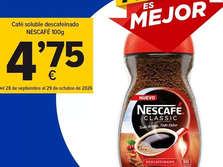Nescafé - Café Soluble Descafeinado
