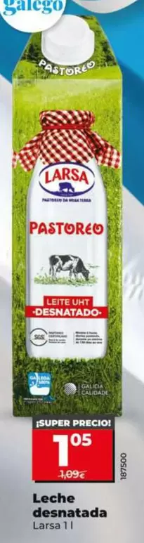 Larsa - Leche Desnatada