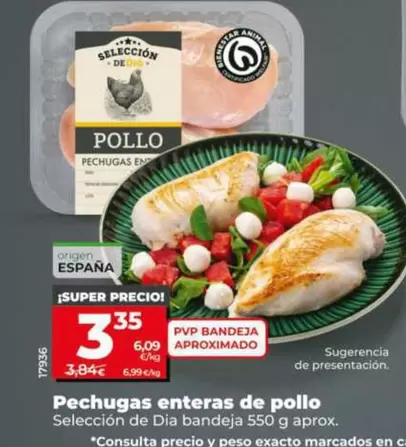 Seleccion De Dia - Pechugas Enteras De Pollo