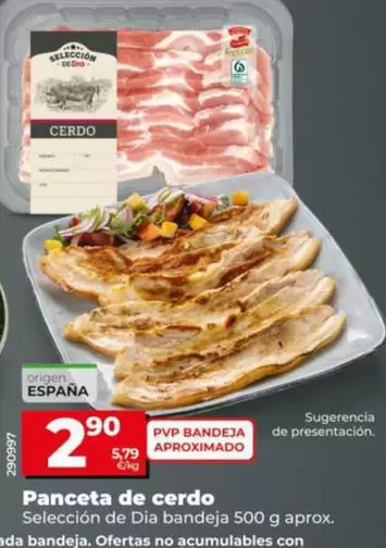 Seleccion De Dia - Panceta De Cerdo