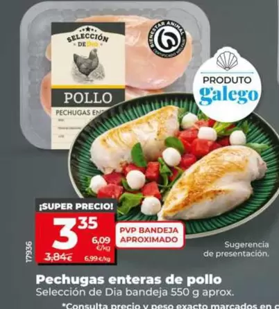 Seleccion De Dia - Pechugas Enteras De Pollo
