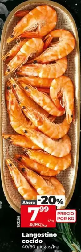 Langostino Cocido