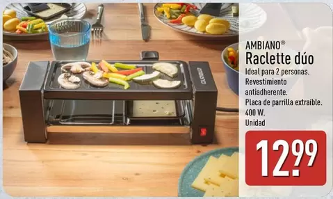 Ambiano - Raclette Dúo