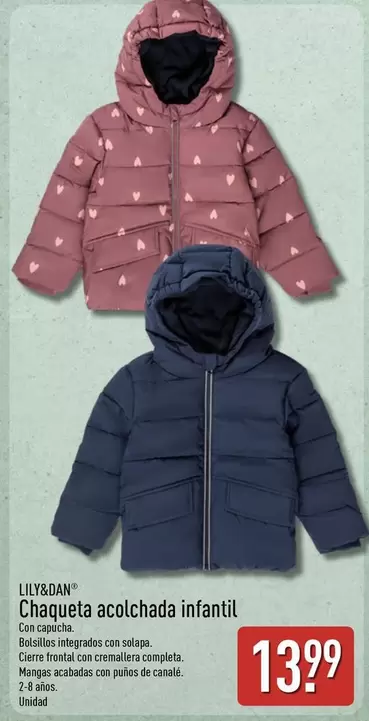 Lily & Dan - Chaqueta Acolchada Infantil