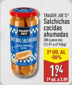 Trader Joe´s - Salchichas Cocidas Ahumadas