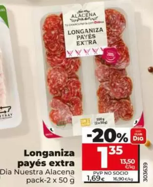 Dia Nuestra Alacena - Longaniza Payés Extra 