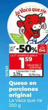 La Vaca Que Ríe - Queso En Porciones Original