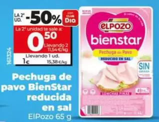 Elpozo - Pechuga De Pavo Bienstar Reducida En Sal 