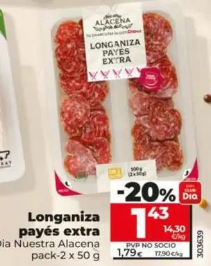 Dia Nuestra Alacena - Longaniza Payes Extra 